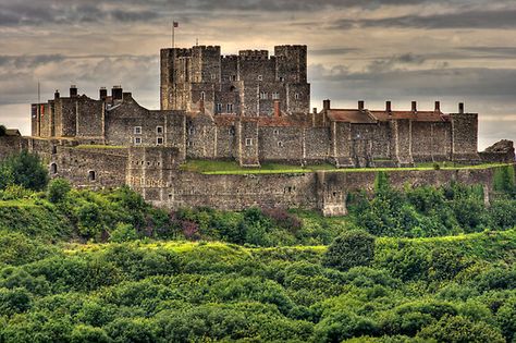 Dover Castle, Dover, Kent, England by Bob Culshaw, http://www.redbubble.com/people/bobculshaw/works/3560937-dover-castle-dover-kent-england Medieval Keep, Windsor Palace, Dover England, Cliffs Of Dover, Dover Castle, White Cliffs Of Dover, British Castles, Castle Estate, White Cliffs