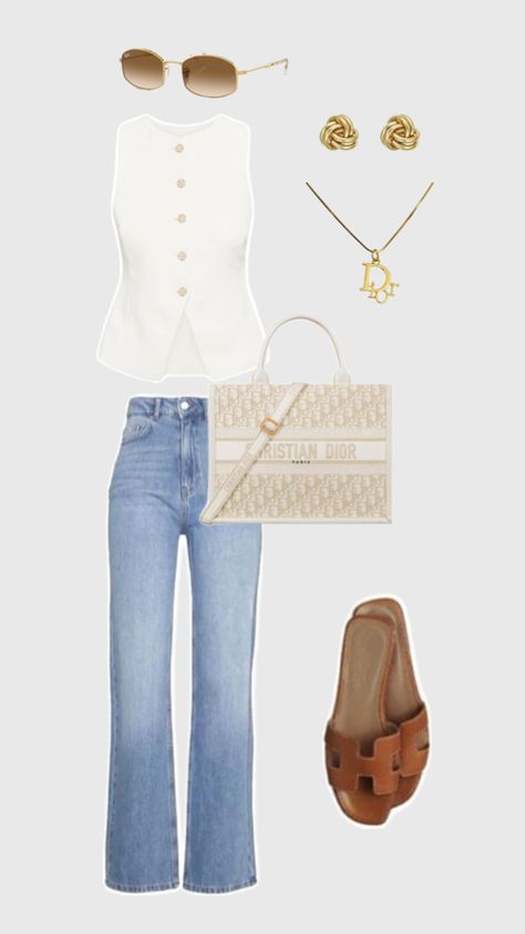 it girl outfit | hamptons summer outfit | outfit ideas | dior purse Hampton Mom Style, East Hampton Outfits, Hampton Outfits, It Girl Outfit, Hamptons Outfit, Girl Outfit Ideas, Dior Purse, Dior Girl, Hamptons Summer