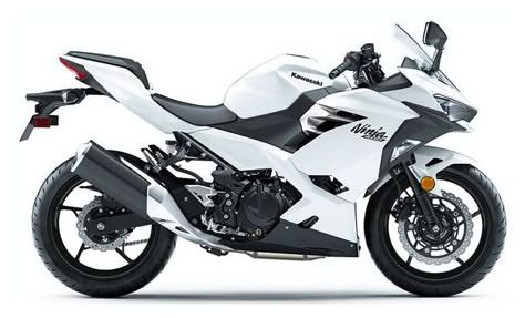 Kawasaki Ninja Bike, Moto Ninja, Ninja Motorcycle, Kawasaki Vulcan S, Ninja Bike, Future Bike, Kawasaki Ninja 400, Motor Kawasaki, White Bike