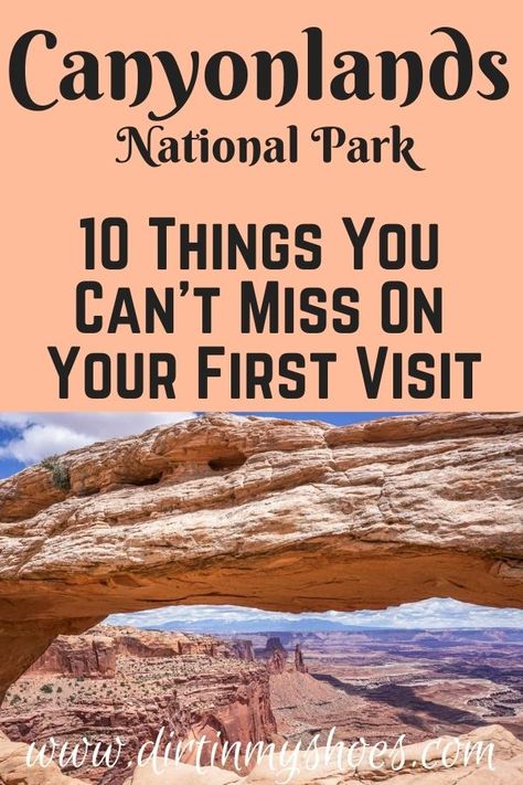 Canyonlands National Park is one of the most beautiful places in Utah, and should be on everybody's bucket lists! Planning an itinerary for your family vacation can be a challenge though, that is why I'm sharing this list of 10 things to do in Canyonlands. Whether you enjoy hiking with kids and family, camping with friends, or traveling solo this list will help you find amazing hikes and have the best Moab road trip! Utah National Parks Road Trip, National Parks America, Utah Vacation, Kids Camping, Utah Road Trip, National Park Vacation, National Park Road Trip, Canyonlands National Park, Utah Travel