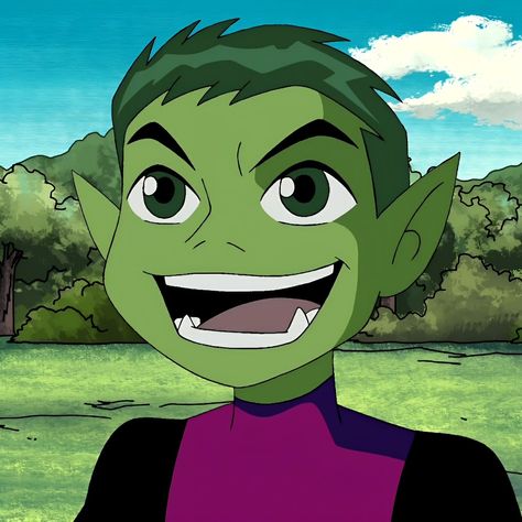 Teen Titans Show, Beast Boy Teen Titans, Sitcom Characters, Dc Animated Movies, Garfield Logan, Best Cartoon Characters, Beast Boy X Raven, Teen Titans Characters, Boy Teen