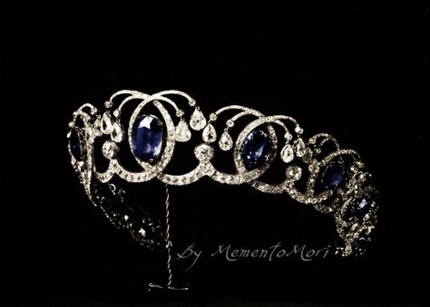 Russian Crown, Sapphire Tiara, Princesa Sophia, Tiara Accessories, Tiaras Jewellery, Royal Crowns, Beautiful Tiaras, Headpiece Jewelry, Diamond Crown