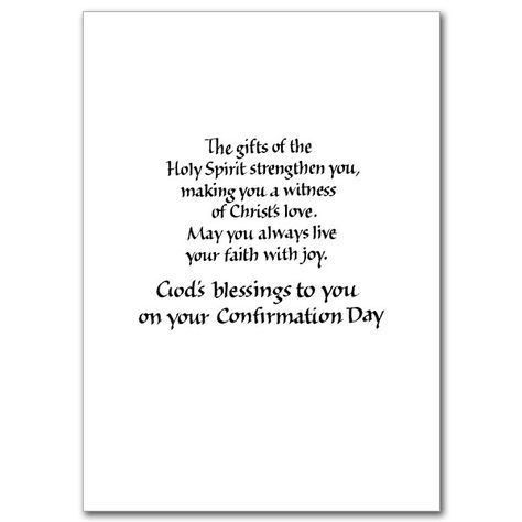 ... confirmation confirmation on pinterest bible verses holy spirit and Confirmation Cards Handmade For Boys, Confirmation Cards Sayings, Confirmation Cards Handmade, Confirmation Messages, Confirmation Wishes, Confirmation Quotes, Holy Spirit Quotes, Formation Ideas, Confirmation Ideas