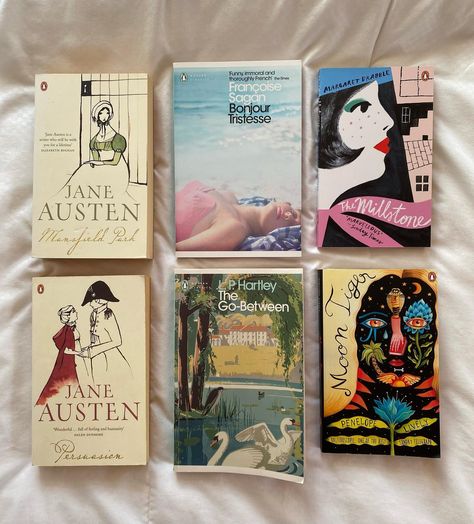 ✌️Two for Tuesday + Penguin Editions✌️ Showing off the gawjus + different @penguinclassics editions that I have on my shelves. I’m not one for collecting special editions, but so lucky to have these 🤩 The Jane Austen Penguin Red classics are my fave but *correct me if I’m wrong* I don’t think they publish them anymore 😭 I love the illustrations on the Penguin Essentials, perfect bright covers in a dainty little book (feat. Margaret Drabble The Millstone and Penelope Lively The Moon Tiger) ... Penguin Modern Classics, Book Reading Journal, Penguin Classics, The Penguin, Book Reading, Reading Journal, Jane Austen, Modern Classic, Penguins