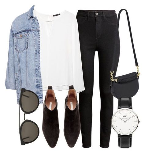 d961e9f236177d65d21100592edb0769desc36945982ri Silhouette Mode, Looks Jeans, Paris Mode, Boots Outfit, New Wardrobe, Fall Winter Outfits, Outfits Casuales, Daniel Wellington, Wellington