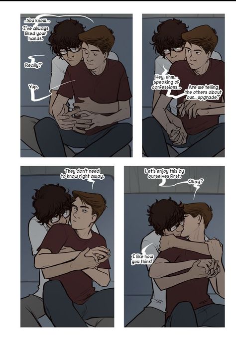 This is a reddie fan comic by slashapalooza on tumblr, all of the pic… #fanfiction #Fanfiction #amreading #books #wattpad Loose Ends Reddie, It The Clown Movie, Couples Comics, I'm A Loser, Gay Comics, Loose Ends, Cute Couple Cartoon, Fan Comic, Couple Cartoon