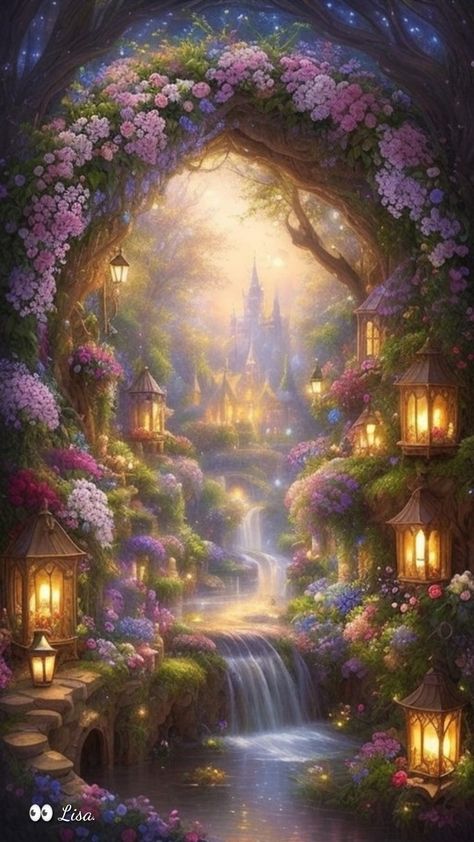 Fantasy Fairy Kingdom, Fairy Scenery Aesthetic, Fairy Pond Aesthetic, Whimsical Fairy Aesthetic, Fairy Kingdom Aesthetic, Fairy Pictures Beautiful, Fairy World Aesthetic, Fairy Forest Aesthetic, Fairy Garden Background