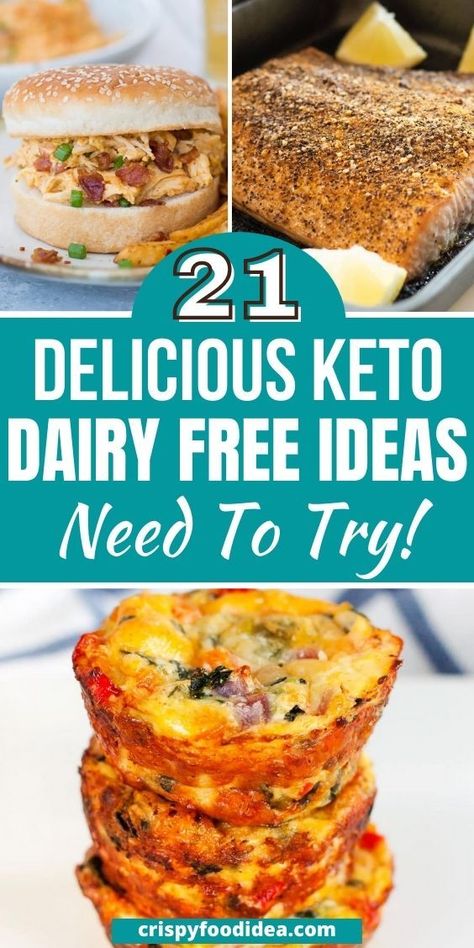 Keto Dinner Dairy Free, Non Dairy Keto Breakfast, Low Carb Non Dairy Snacks, Carbohydrates Free Recipes, Non Dairy Keto Snacks, Keto Lactose Free Recipes, Gluten Free Dairy Free Keto Recipes, Keto Dinner Recipes No Dairy, Keto Recipes Without Dairy