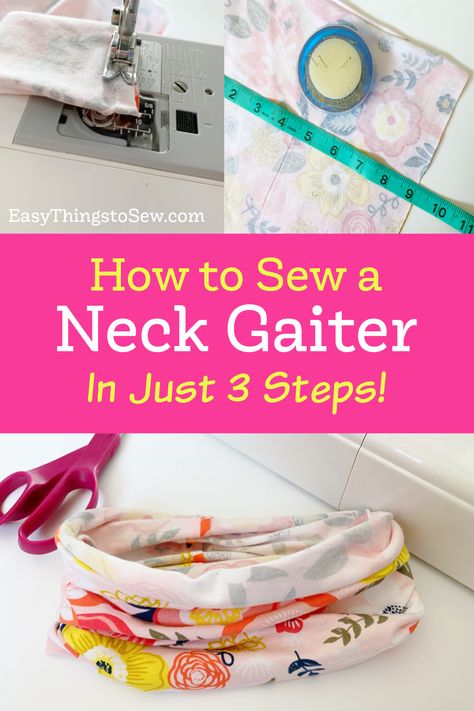 Diy Neck Warmer, Neck Gaiter Pattern Sewing Free, Gaiters Pattern How To Make, Neck Warmer Pattern Sewing, Gaiter Mask Pattern, Neck Gaiter Pattern Sewing, Diy Neck Gaiter, How To Sew A Fleece Neck Warmer, Dream Board Diy