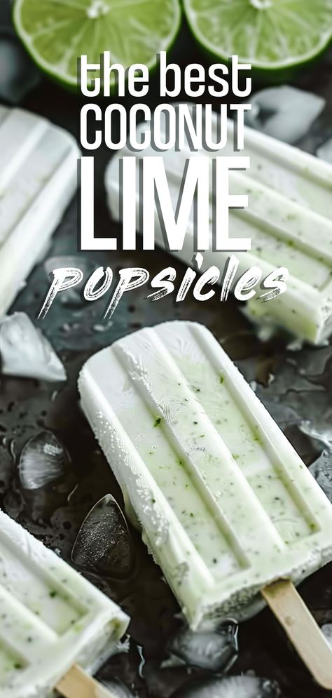 Coconut Lime Popsicles [10 Minutes] – Chasety Pop Cycles, Keto Popsicle, Summer Refreshers, Freezer Treats, Protein Popsicles, Frozen Things, Berry Popsicles, Lime Popsicles, Ww Snacks