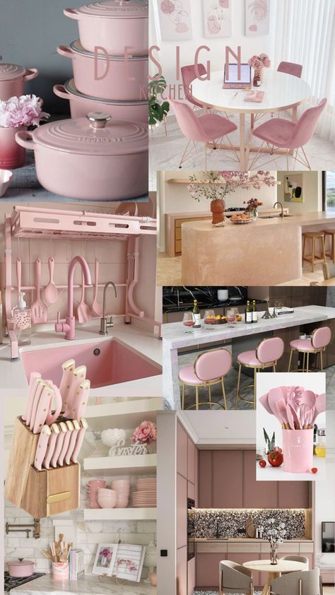 Pink kitchen deco ideas pink Kitchen design inspiration  how to incorporate pink into your kitchen trending pink kitchen design modern pink kitchen ideas pink kitchen color scheme bold and beautiful pink kitchen inspiration creating a feminine pink kitchen  elegant pink kitchen design ideas small pink kitchen design tips. Pink aesthetic  pink aesthetic home deco Pastel Pink Kitchen Aesthetic, Pink Kitchen Decor Aesthetic, Subtle Pink Kitchen, Pink Theme Kitchen, Pink Kitchen Decor Ideas, Pink House Aesthetic, Pink Kitchen Aesthetic, Girly Kitchen, Pink Apartment