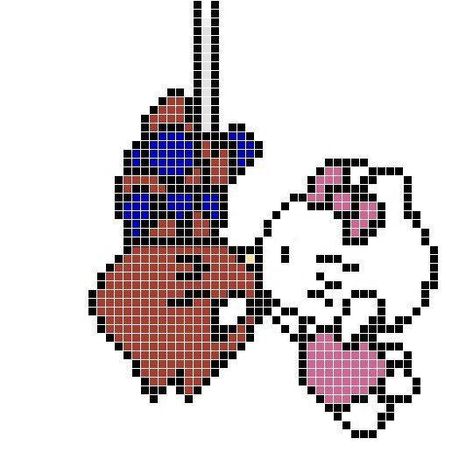 Buff Hello Kitty Pixel Art, Spiderman Graph Paper, Pixel Art Grid Spiderman, Draw With Squares, Pixel Hello Kitty Art, Spiderman And Hello Kitty Drawing, Pixel Art Pattern Hello Kitty, Graph Art Pattern, Hello Kitty Pixel Art Grid