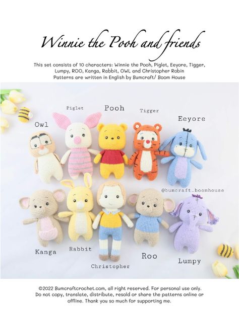 Scribd is the world's largest social reading and publishing site. Disney Crochet Patterns, Winnie The Pooh And Friends, Pooh And Friends, Crochet Toys Free, Confection Au Crochet, Crochet Disney, Crochet Dolls Free Patterns, Pola Amigurumi, Crochet Animals Free Patterns