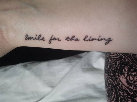 It Smile, Inner Forearm, Wellington New Zealand, Lyric Art, Get A Tattoo, Make Your Mark, The Song, Wellington, Keep Calm