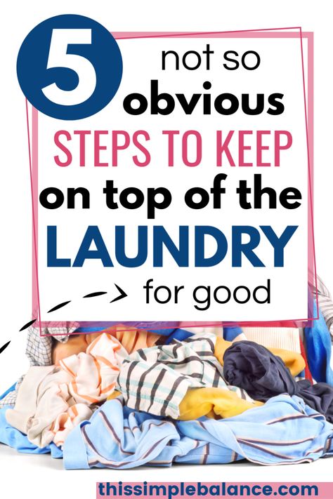 Laundry Routines for Families: 5 Steps to creating a laundry routine that will stop you from being overwhelmed by laundry for GOOD #momadvice #minimalist #cleaning Minimalist Laundry, Minimalist Cleaning, Oven Cleaning Hacks, Laundry Schedule, Homemaker Schedule, Organizing Time Management, Mom Encouragement, Laundry Routine, Laundry Tips