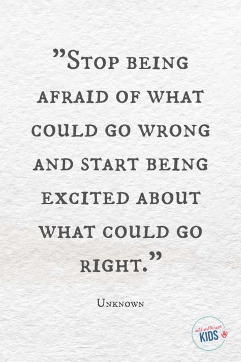 "Stop being afraid of what could go wrong and start being excited about what could go right." - Unknown These growth mindset quotes will inspire both you and your kids to work hard, not give up, and to view challenges and failures as opportunities. #growthmindset #growthmindsetquotes Growth Mindset Quotes, Vie Motivation, Mindset Quotes, Daily Inspiration Quotes, Work Quotes, Parenting Quotes, A Quote, Affirmation Quotes, Pretty Quotes