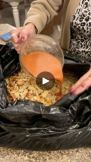 Crockpot Trash Recipe, Trash Bag Snack, Garbage Bag Chex Mix With Ranch, Trash Bag Chex Mix Recipe, Garbage Bag Snack Mix With Popcorn Oil, Seasoned Trail Mix Recipes, Trash Bag Chex Mix No Bake, Trash Bag Crackers Recipe, Texas Trash Chex Mix Recipes With Bacon Grease