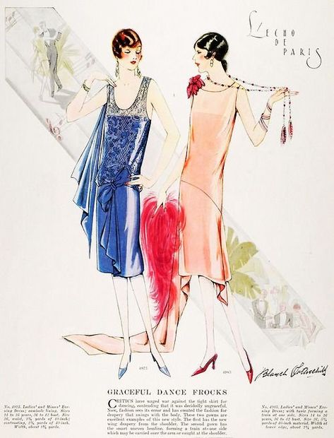 1927 Fashion, Vintage Vogue Patterns, Fashion Illustration Vintage, Elsa Schiaparelli, 20s Fashion, Flapper Style, Mccalls Patterns, 1920s Fashion, Vintage Vogue