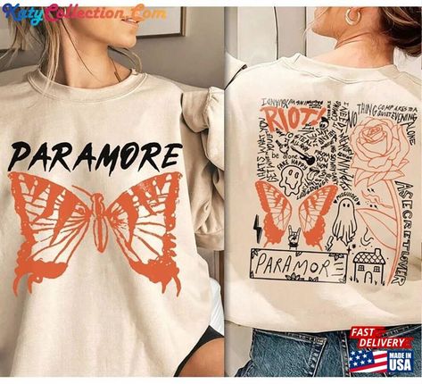 Paramore Merch, Paramore Shirt, Shirt Inspiration, Country Music Shirts, Tshirt Business, Spring Equinox, Concert Shirts, Fan Shirts, Paramore