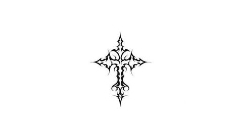 Pretty Cross Tattoo, Tattoos 2022, Stick Poke Tattoo, Ear Tattoo Ideas, Grunge Tattoo, Sigil Tattoo, Tattoo Inspiration Men, Tattoo Style Drawings, Subtle Tattoos