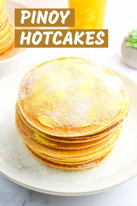 Bring the authentic taste of the Philippines to your breakfast table with these Filipino Hot Cakes! ���🥞✨ These fluffy delights are a delightful blend of sweet and savory, perfect for a morning treat. Dive into the recipe on our website and start your day with a taste of Filipino goodness. Have a try! Filipino Hotcake Recipe, Pinoy Hotcake Recipe, Filipino Pancake Recipe, Filipino Hot Cake Recipe, Filipino Breakfast Ideas, Hotcakes Recipe, Pinoy Breakfast, Diy Cake Topper Printable, Dog Breakfast