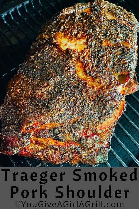 whole smoked pork shoulder on the grill Smoked Pork Belly, Smoked Pork Shoulder, Pork Shoulder Recipes, Pork Rub, Boneless Pork Shoulder, Pork Belly Recipes, Pork Shoulder Roast, Smoked Pulled Pork, Pellet Grill Recipes