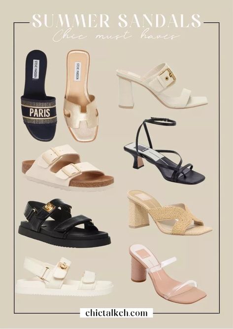 Step into summer with confidence and style with our must-have summer shoes and heels shopping guide! Whether you're strolling along the beach or attending a rooftop party, we've curated a collection of footwear essentials that will elevate your summer wardrobe. Slip into a pair of trendy espadrille wedges for a beachy vibe or opt for strappy sandals to keep your feet cool and comfortable during warm days. Designer Shoes Heels, Rooftop Party, Street Style Fall Outfits, Chic Shoes, Trendy Shoes, Espadrilles Wedges, Strappy Sandals, Summer Wardrobe, Summer Shoes