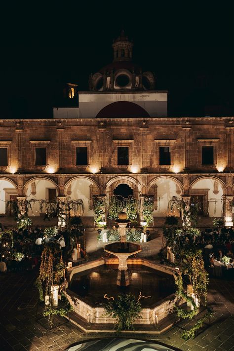 Vibrant Eclectic Wedding, Wedding Reception Mexico, Mexico Wedding Decorations, Old World Wedding Aesthetic, Luxury Mexican Wedding, Mexico Hacienda Wedding, Mexico City Wedding Venues, Mexico Wedding Destination, Hacienda Wedding Mexico