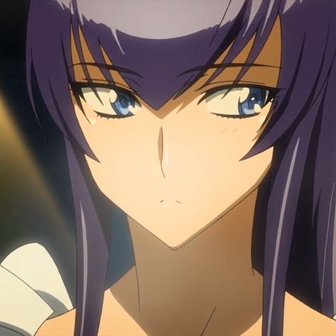 Saeko Busujima Icon, Prison High School Anime, The God Of Highschool Characters, Anime Highschool, God Of Highschool Gif, Saeko Busujima, Highschool Of The Dead Saeko, Screen Play, School Of The Dead