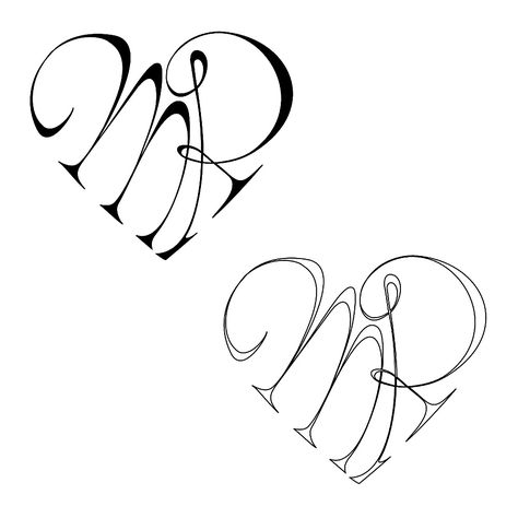 Heart Tattoo Design, Wife Tattoo, R Letter, Cool Tattoo Drawings, Doodle Quotes, Tasteful Tattoos, Heart Tattoo Designs, Love Tattoo, Mother Daughter Tattoos