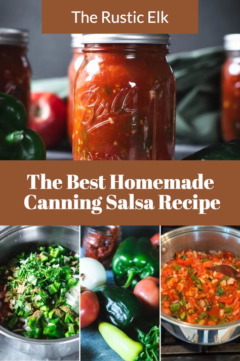 Recipe For Canning Salsa, Best Salsa Canning Recipe, Canning Salsa From Frozen Tomatoes, Best Canning Salsa, Salsa Recipe For Pressure Canning, Garden Salsa Recipe For Canning, Best Salsa Recipe For Canning, Best Canned Salsa Recipe Ever, Salsa Recipe For Canning Small Batch