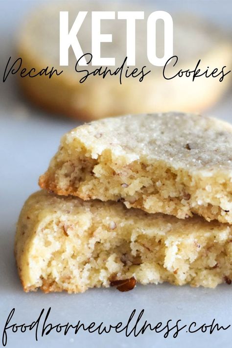 Keto Pecan Sandies Cookies, Keto Pecan Sandies, Keto Butter Pecan Cookies, Keto Pecan Cookies, Keto Butter Pecan Cake, Pecan Flour Recipes Keto, Pecan Flour Recipes, Pecan Flour, Keto Shortbread Cookies