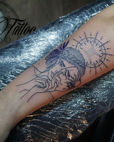 Feminine Gemini Tattoo, Arm Tattoos For Women Gemini, Gemini Warrior Tattoo, Gemini Shoulder Tattoos For Women, Gemini Sleeve Tattoo, Gemini Women Tattoo, Simple Gemini Tattoo Ideas, Gemini Tattoo For Women Zodiac, Gemini Inspired Tattoos For Women