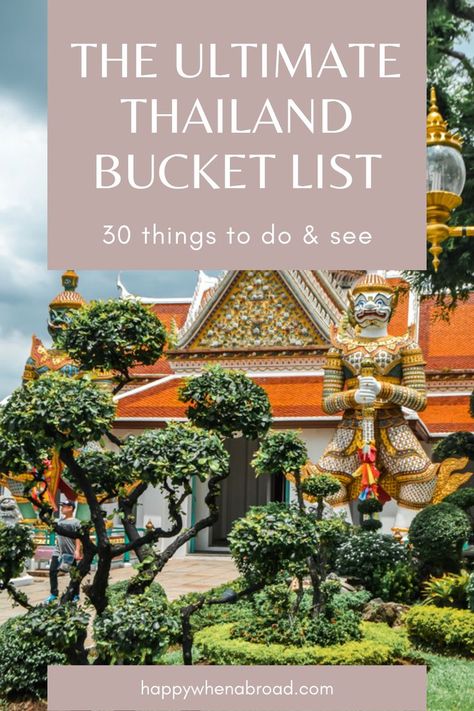 Thailand Bucket List, Things To Do In Thailand, Thailand Activities, Trip To Thailand, Thailand Travel Guide, Travel Recommendations, Asia Travel Guide, Southeast Asia Travel, Bucket Lists