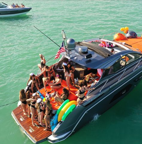 Premium Private Yacht Party for 2-6 Hours: Pristine Miami Cruise with Captain and Champagne, BYOB Optional | Miami, FL Batch Azimut Yachts, Celebrity Mansions, Mediterranean Luxury, Palm Island, Yacht Party, Yacht Rental, Private Yacht, Below Deck, Charter Boat