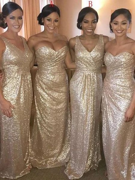 Modest Bridesmaid Dresses Long, Dresses For Wedding Party, Sequin Bridesmaid, Gold Bridesmaid Dresses, Custom Bridesmaid Dress, Sequin Bridesmaid Dresses, Gold Bridesmaids, Affordable Bridesmaid Dresses, Modest Bridesmaid Dresses