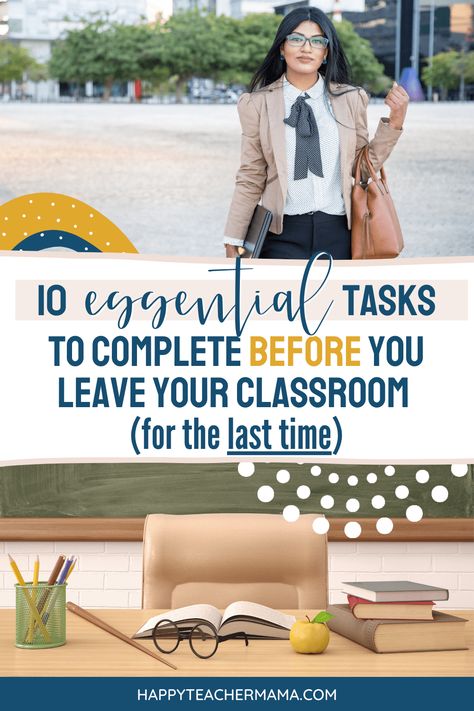 Leaving teaching is something most teachers never thought they would do. But if you are thinking about leaving the classroom, you need to complete these tasks before you quit teaching. These tasks could be the difference between a smooth transition and a nightmare of paperwork and problems. Discover what you need to do now to prepare to transition into a career outside of the classroom. Quit Teaching Job, Jobs For Former Teachers, Career Change For Teachers, Leaving Teaching, Quit Teaching, Teacher Career, Farmhouse Classroom, Change Mindset, Happy Teacher