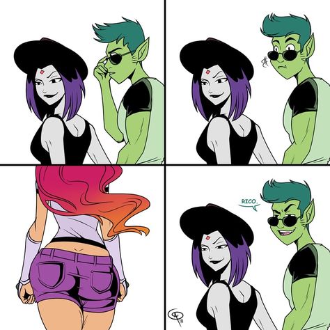 Genderbent Raven X Beastboy, Beastboy X Raven, Beast Boy And Raven Fan Art, Male Raven X Beastboy, Beast Boy And Raven Matching Icons, Beastboy And Raven Fanart, Beast Boy Comic, Beast Boy Fanart, Bbrae Fanart