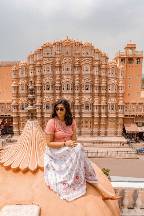 Most Instagrammable places in Jaipur Jaipur Photography, Couples Travel Photography, Hawa Mahal, Most Instagrammable Places, Instagrammable Places, Udaipur, Jodhpur, Travel Couple, Fit Girl