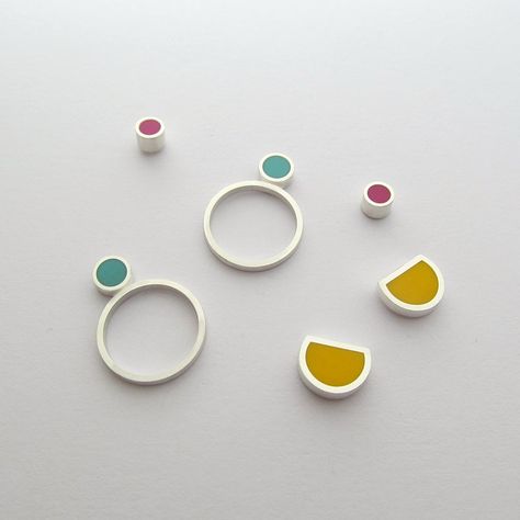 Herefordshire Countryside, Inspirational Crafts, Colourful Jewellery, Global Issues, Minimalist Jewellery, Contemporary Minimalist, Circle Studs, Colorful Jewelry, Wrapped Jewelry