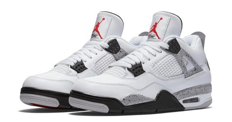 The Air Jordan 4 "White Cement" Returns in 2025 Air Jordan 4 White Cement, Air Jordan 4 Fire Red, Jordan 1 Milan, Jordan 4 White Cement, Air Jordan 1 Dior, Jordan 1 Dior, Jordan 4 Fire Red, Bred 4, Original Air Jordans