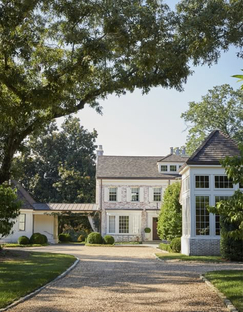 Finding Home: The Houses of Pursley Dixon - Design Chic Winding Driveway, Pursley Dixon, 1920s Home, 1920s House, Country Estate, House Designs Exterior, House Inspo, Driveway, Curb Appeal