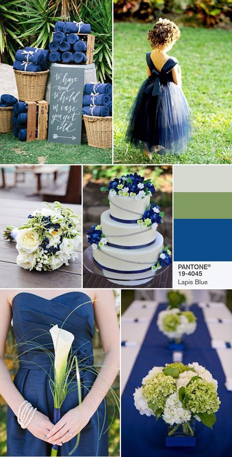 Blue And Green Wedding, Wedding Color Scheme, Wedding Royal, Blue And White Wedding, Blue Weddings, Wedding Color Trends, Sea Wedding, Green Wedding Colors, Wedding Tablecloths