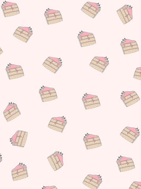 Cake Wallpaper Iphone, Cake Wallpaper Aesthetic, Birthday Cake Wallpaper, Cake Wallpaper, Cake Printing, Vintage Flowers Wallpaper, Funfetti Cake, Whatsapp Wallpaper, Cake Images