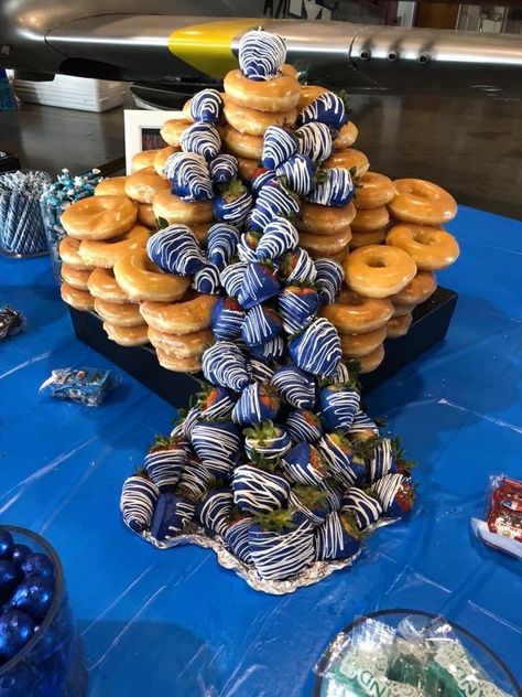 Party Food Set Up Ideas, Police Graduation Cake, Food Set Up Ideas, Police Retirement Cake, Police Retirement Party Ideas, Police Appreciation Week, Police Decorations, Police Academy Graduation Party, Academy Graduation Party