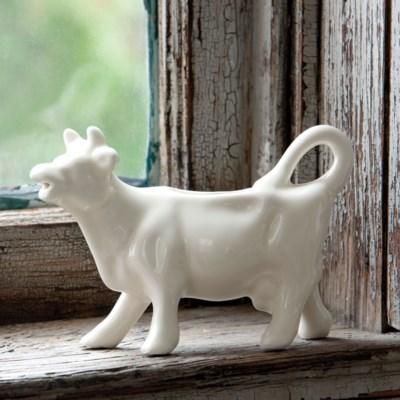 Ceramic Cow, Park Hill Collection, Vintage Inspired Kitchen, Cow Creamer, Park Hill, Antique Kitchen, White Farmhouse, Dairy Farms, Cow Bell