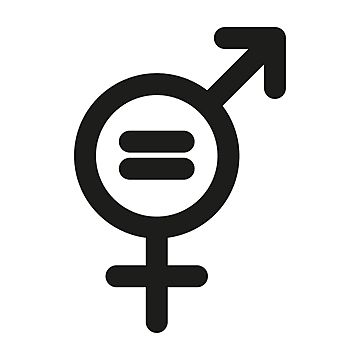 Gender Equality Symbol, Gender Equality Logo, Feminism Design, Feminist Symbol, Logo Silhouette, Circle Logo Design, Gender Norms, Racial Equality, Vibe Check