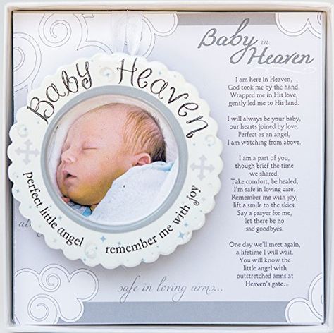 Heaven Poems, Infant Loss Memorial, Mini Photo Frames, Memorial Cards, Child Loss, Remembrance Gifts, Angel Baby, Infant Loss, Memorial Ornaments