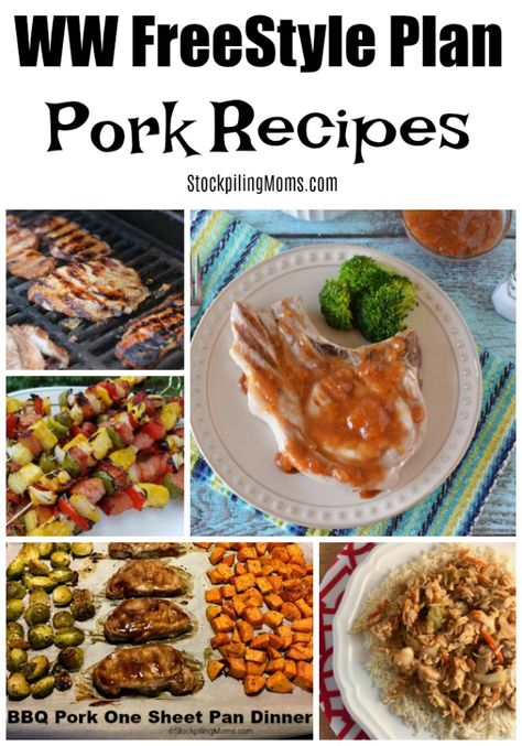 Ww Pork Tenderloin Recipes, Weight Watchers Pork Chop Recipes, Crockpot Pork And Sauerkraut, Boneless Pork Loin Recipes, Pork Loin Ribs, Weight Watchers Food Points, Weight Watchers Crock Pot Recipes, Pork Steak Recipe, Pork Chop Recipes Grilled