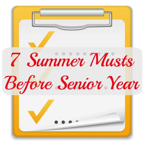 A checklist of items to accomplish in the summer before the senior year. Senior Year Checklist, Computer Craft, Year Checklist, Senior Year Planning, Graduation Goals, College Tours, Senior Year Things, Senior Ads, Senior Year Fun